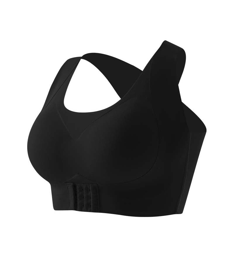 Women's Seamless Invisible Front Buckle Wireless Corrective Hunchback Push-Up Bra
