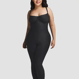 Sorelyne® Bodycon Stretch Leopard Print Jumpsuit Sleeveless Push Up Body Catsuit