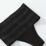 Women's High Waist Shaping Thong Breathable Tummy Control Shapewear Panty