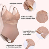 Seamless Lace Slimming Waist Bodysuit Tummy Control Thong Shapewear With Bra