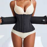 Women's Waist Trainer Tummy Control Mesh Breathable Sports Corset With Removable Belt