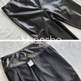 Sorelyne® Sexy Curvy Solid Color Tight Leather Pants