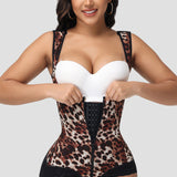 Sorelyne® Leopard High Compression Open Bust Tummy Control Body Shaper