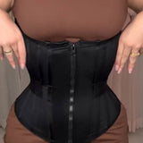 Girdles Colombianas Boned Corset Waist Trainer With Elastic Band
