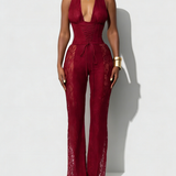 Sexy Lace Corset Jumpsuit