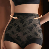 High Waist Floral Lace Tummy Control Shaping Panties