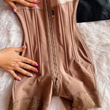 Sorelyne® Buckle Front Open Bust Crotch Zipper Tummy Control Shapewear Girdles Colombianas