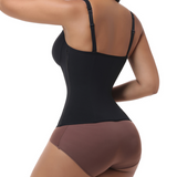 Front Zipper Adjustable Strap Waist Trainer Shapewear Vest