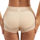 Mesh Tummy Control Butt Lift Smoothing Shaping Shorts With Sponge Pad