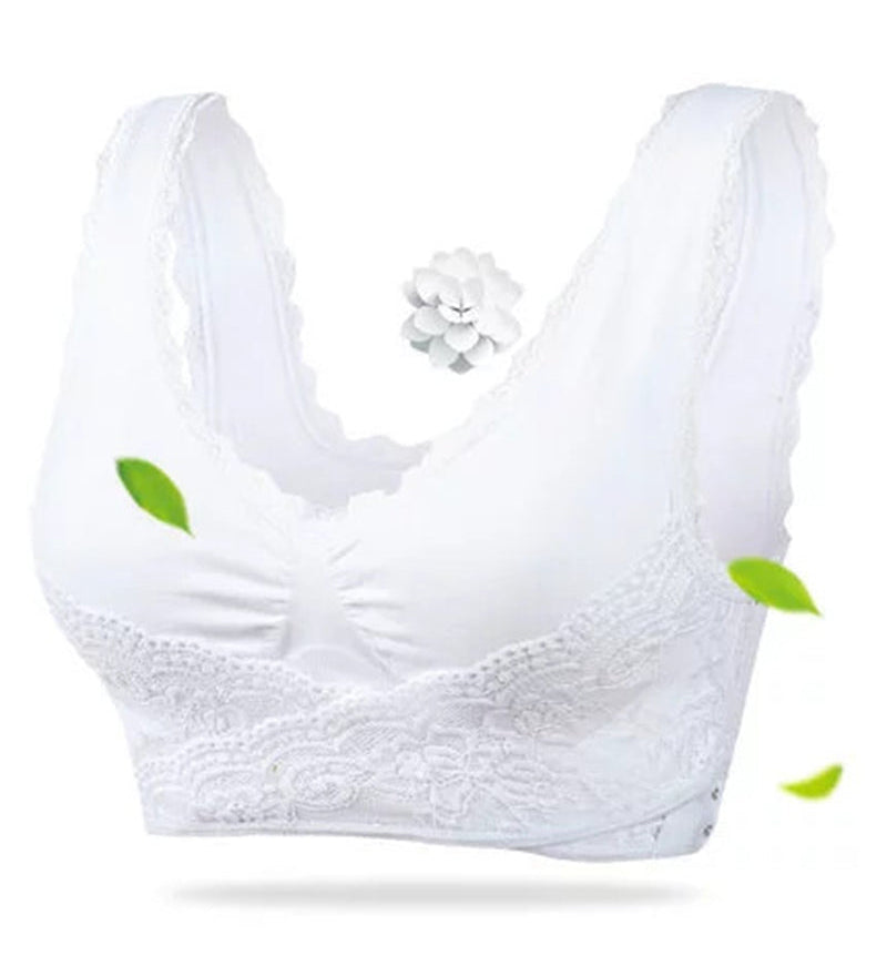 Women's Front Cross side Buckle Steelless Push up Sports Bra