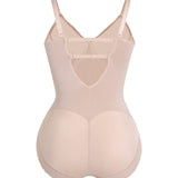 Sorelyne® Lace Trimmed Built In Bra Tummy Tuck Shapewear Bodysuit