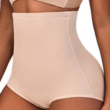 High Waist Compression Mesh Patchwork Tummy Control Panties