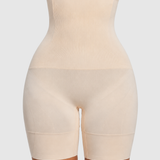 High Waist Wide Waistband Tummy Control Shaping Shorts Seamless Butt Lifter Thigh Shaper