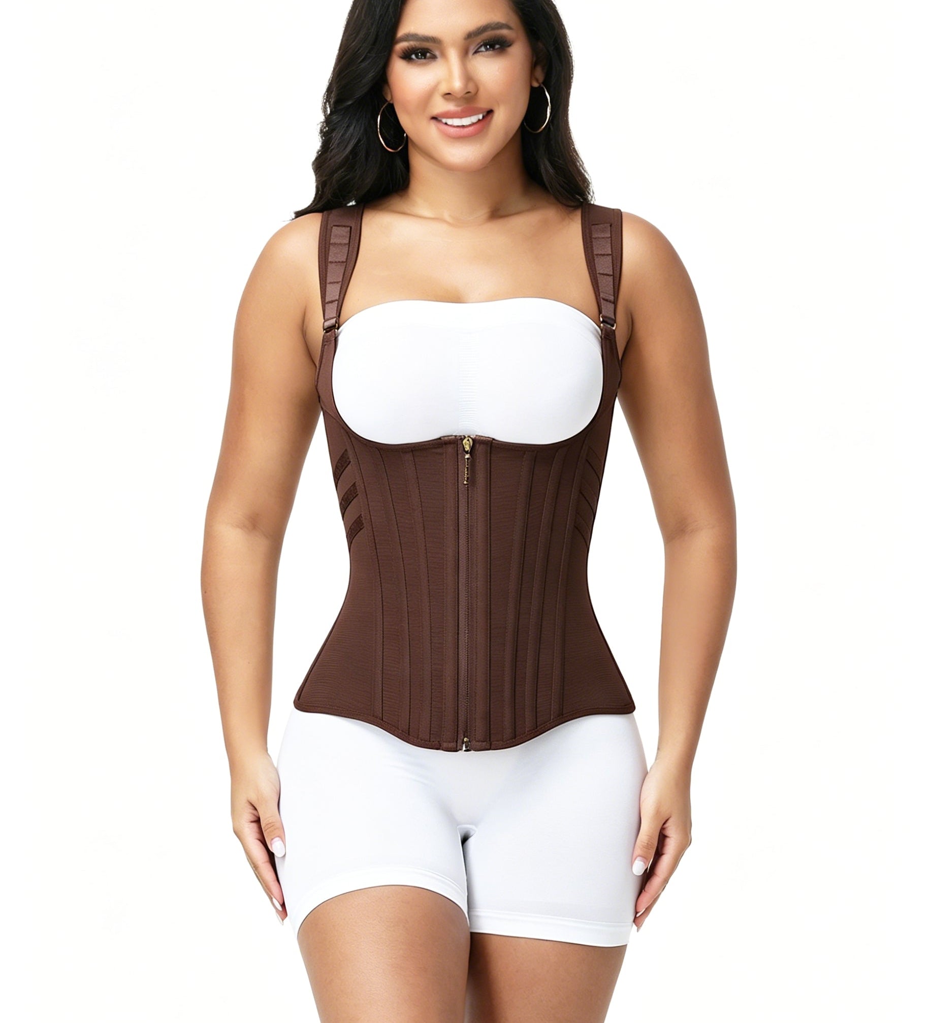 Sorelyne® Double Layer Compression Curved Boned Waist Trainer