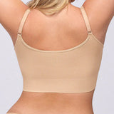 Adjustable Strap Front Hook Smoothing Unlined Wireless Bra