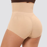 High Waist Zipper Tummy Control Butt Lifting Shaper Shorts