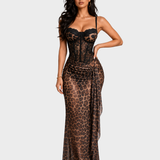 Hourglass Sexy Leopard Print Dress