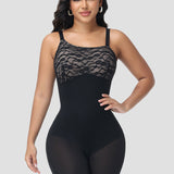 Sorelyne® Lace Patchwork Shapewear With Movable Straps