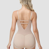 Sorelyne® Lace Trimmed Built In Bra Tummy Tuck Shapewear Bodysuit