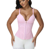 Sorelyne® Girdles Colombianas Love Pattern Corset Top Zipper Waist Trainer