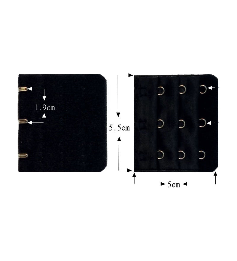 Underwear Extension Buckle 3 Rows 3 Buckles