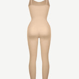 Women's Seamless Breast Support Tummy Control Full Shaping Jumpsuit