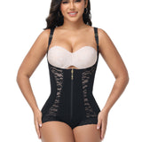Sorelyne® Girdles Colombianas Open Bust Lace Patchwork Body Shaper