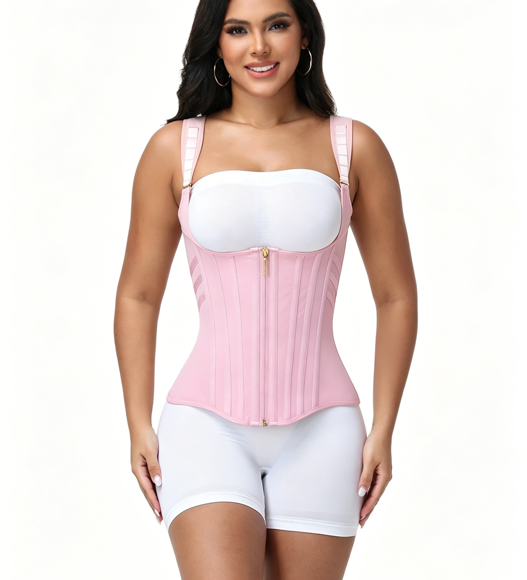 Sorelyne® Double Layer Compression Curved Boned Waist Trainer