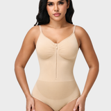 Seamless Tummy Control Shapewear Zipper Bodysuit