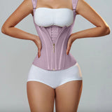 Waist Trainer for Women Body Shaper Corset Vest Tank Top with Steel Bones