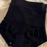 Ice Silk Seamless Tightening Waist Panties Hip Lift Breathable Shaping Briefs