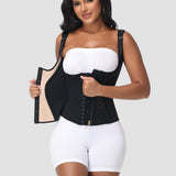 Full Coverage Double-Layer Tummy Control Waist Trainer Vest  With Bra