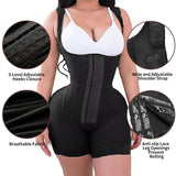 Sorelyne® Firm Compression Tummy Control Shapewear Adjustable Bodysuit Hook and Eye Closure