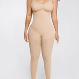 Women's Seamless Breast Support Tummy Control Full Shaping Jumpsuit