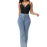Sorelyne® Girdles Colombianas Love Pattern Corset Top Zipper Waist Trainer