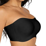 Strapless Non-slip Wireless Bra Padded Push Up Bra