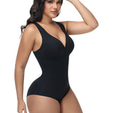 Sorelyne® Wide Straps V Neck Tummy Tuck Shapewear Bodysuit
