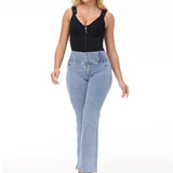 Sorelyne® Girdles Colombianas Lace Cups Front Zipper Body Shaper