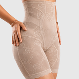 High Waist Floral Lace Tummy Control Butt Lifting Shaper Shorts