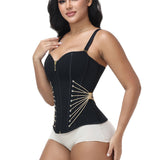Sorelyne® Sweetheart Neck Adjustable Strap Corset Vest  Lace Up Boned Waist Trainer