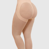 Seamless Tummy Control Butt-Lifting Shaping Mesh Capri Leggings