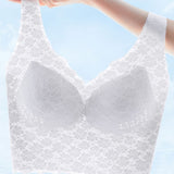 Plus Size Breathable Tank Top Push up Bra Side Smoothing
