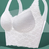 Plus Size Breathable Tank Top Push up Bra Side Smoothing