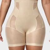High Waist Seamless Mesh Tummy Control Butt Lifting Shaping Shorts