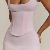 Hourglass Figure Body Shaper The Corset Maxi Dress Two-Piece Set
