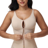 High Compression Adjustable Strap Hourglass Zipper Waist Trainer Shaping Vest