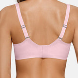 Women's Solid Seamless Breathable Wireless Push Up Bra