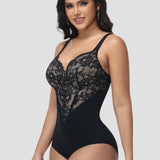 Sorelyne® Sexy Lace Floral Hip Lift Shapewear Bodysuit