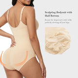 Seamless Tummy Control Shapewear Zipper Bodysuit