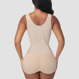High Compression Full Body Tummy Control Zipper Modern Slim Bodysuit